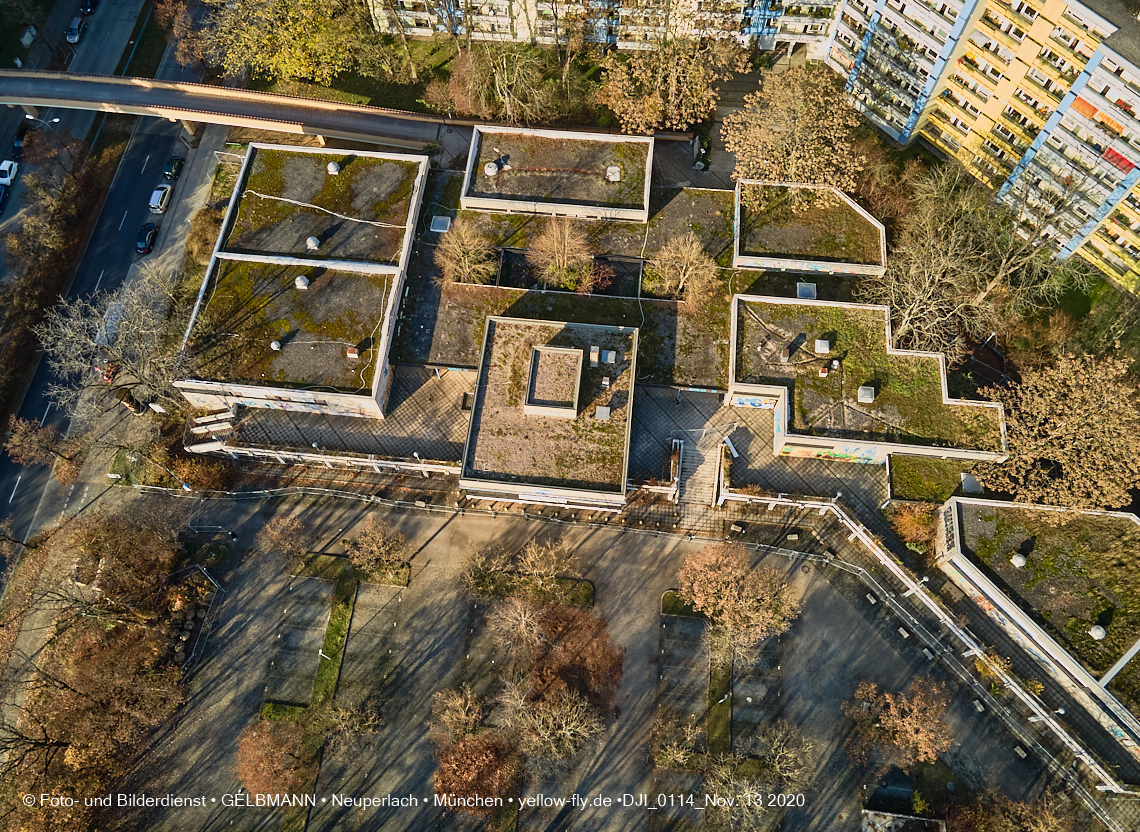 13.11.2020 - die Abrissbaustelle Quiddezentrum in Neuperlach